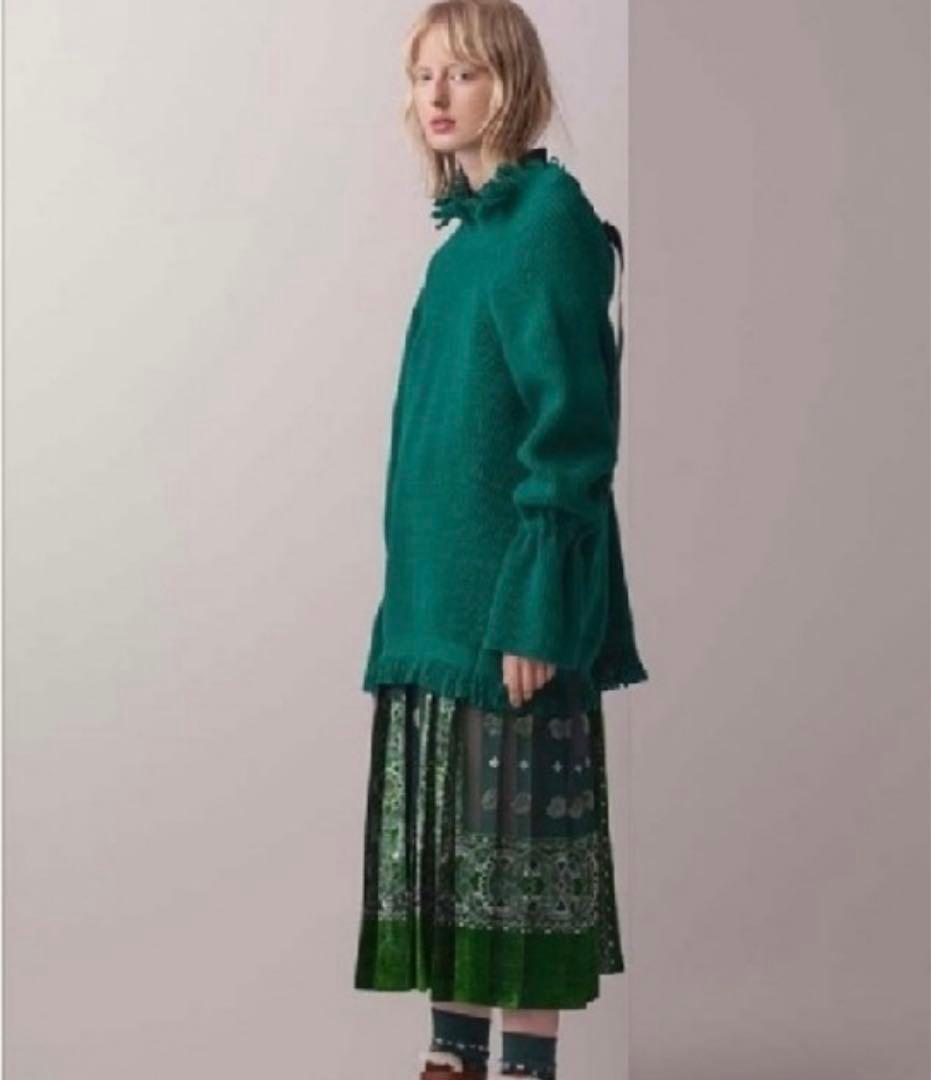 sacai フリンジニット