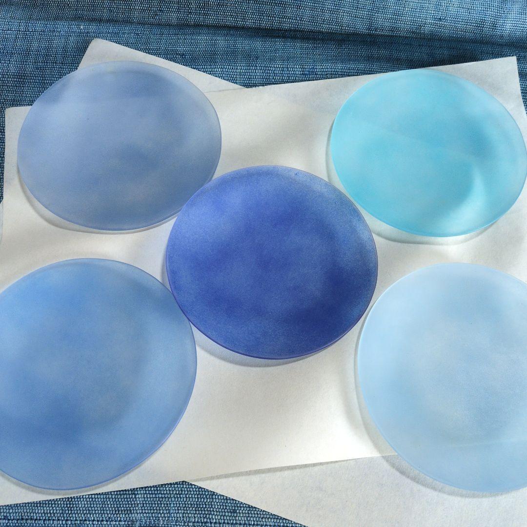 momoko中村孝子さんのガラス豆皿5種