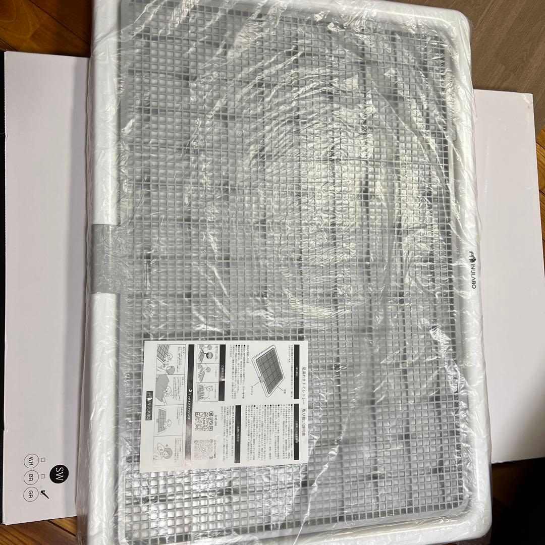 INULABO 犬用トイレ プラスチック製 高床式 箱付