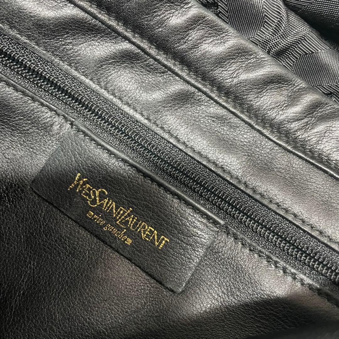 厳*✅様 Yves Saint Laurent メッセンジャーバッグ ブラック
