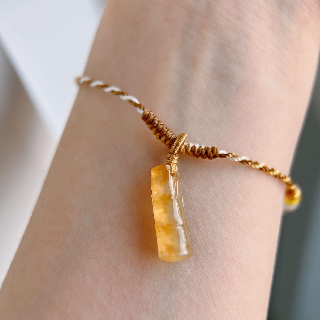 【あかおかずき出品】天然ミャンマー産本翡翠ブレスレット