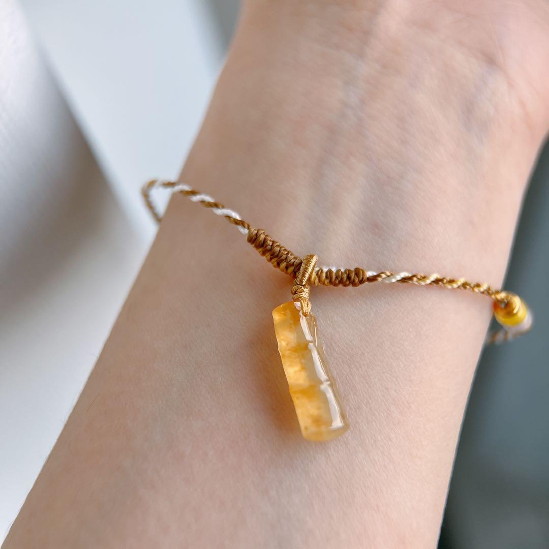 【あかおかずき出品】天然ミャンマー産本翡翠ブレスレット