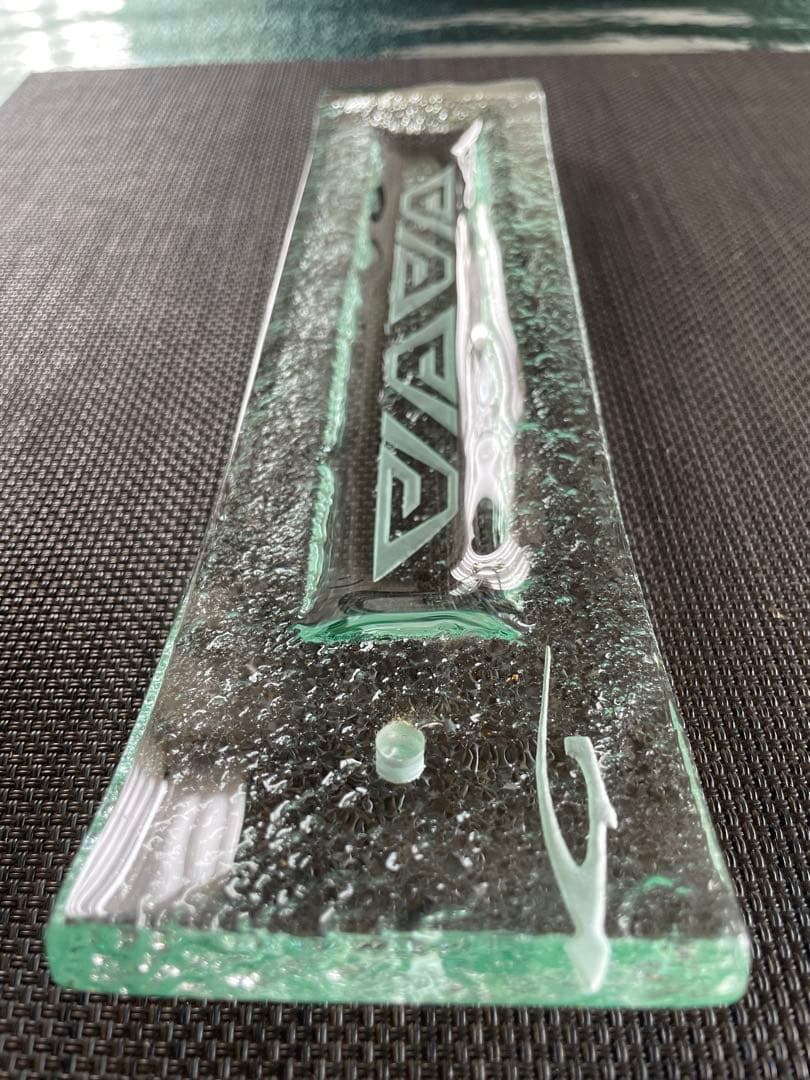 ナガール　ガラスのお香立て