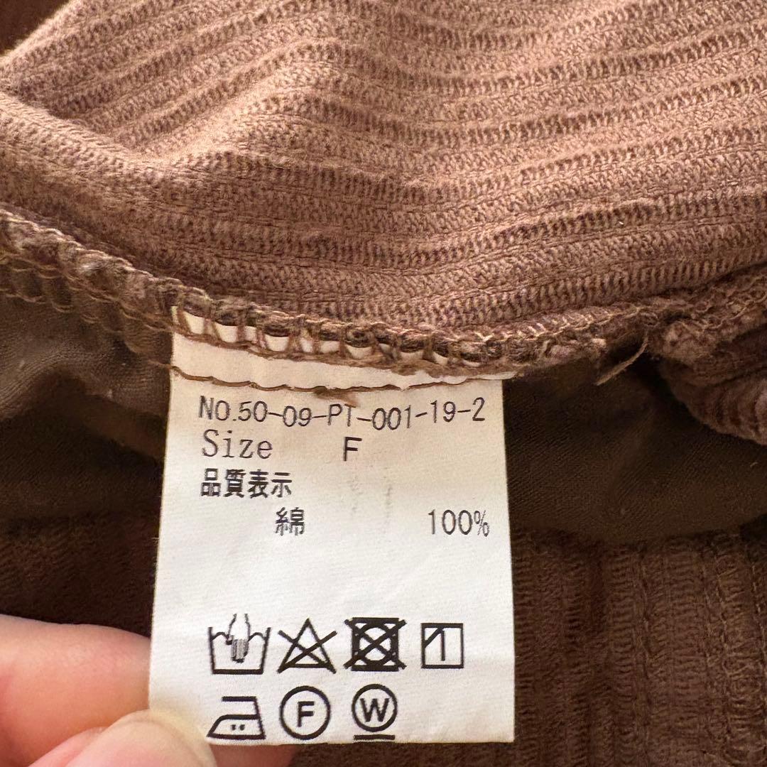 PAR ICI コーデュロイ オーバーオール