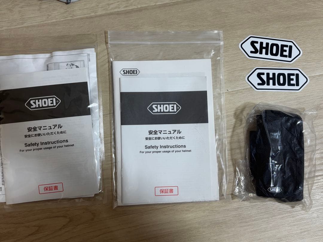 新品　ショウエイ　SHOEI ヘルメット　バッテリー　オプティクソン 付属品全揃