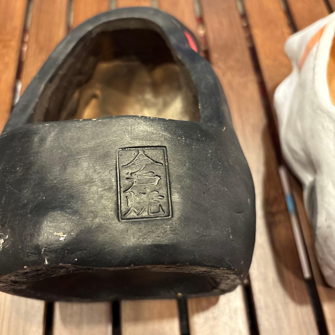 今戸焼の火入れ招き猫。2匹セット