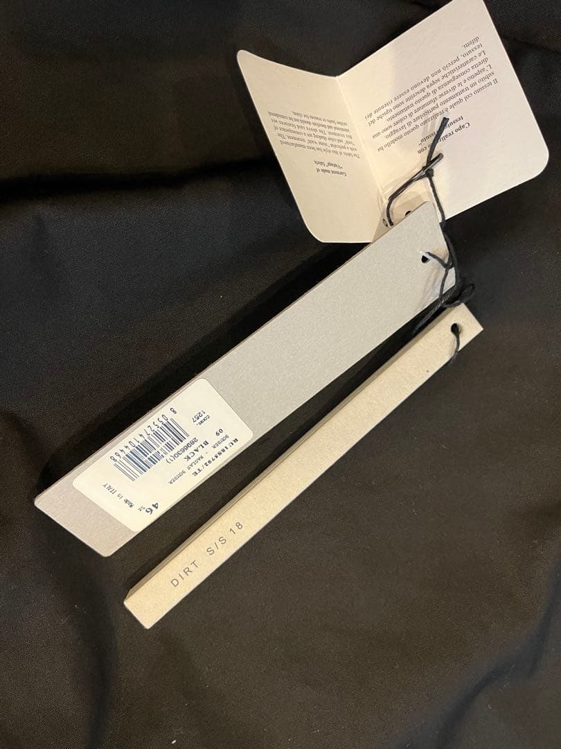 RIck Owens 2018SS MA-1 ボンバージャケット タグ&ハンガー