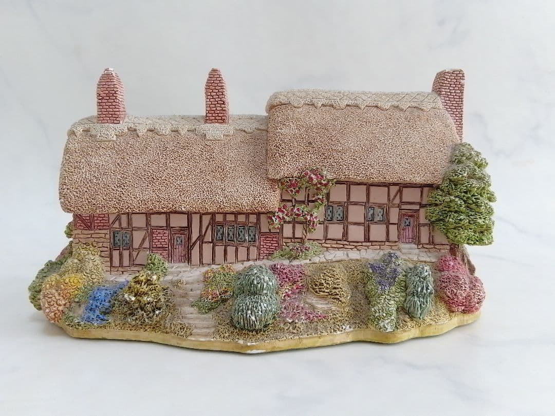 リリパットレーン 1989 アン・ハサウェイのコテージ ミニチュアハウス 置物