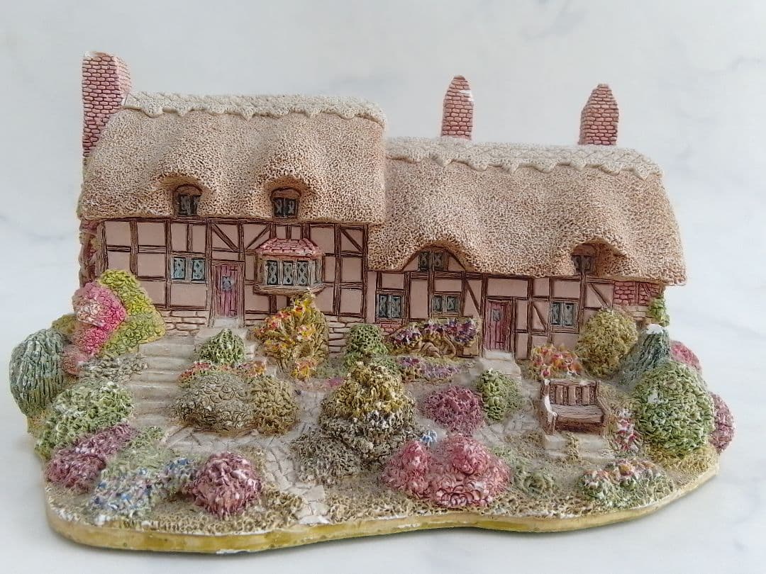 リリパットレーン 1989 アン・ハサウェイのコテージ ミニチュアハウス 置物