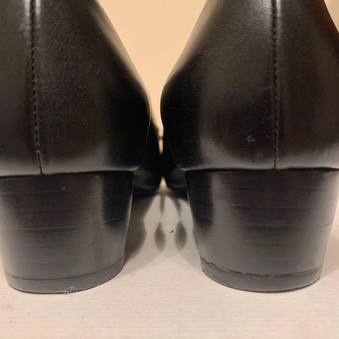 Ferragamo ブラック ヴァラ•リボンフラットパンプス