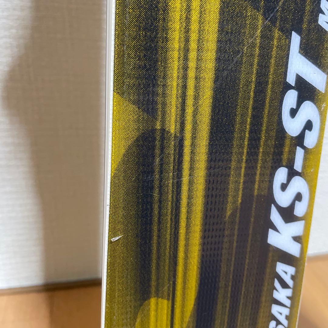 OGASAKA KEO’Sスキー板 ビンディング付き イエロー/ブラック