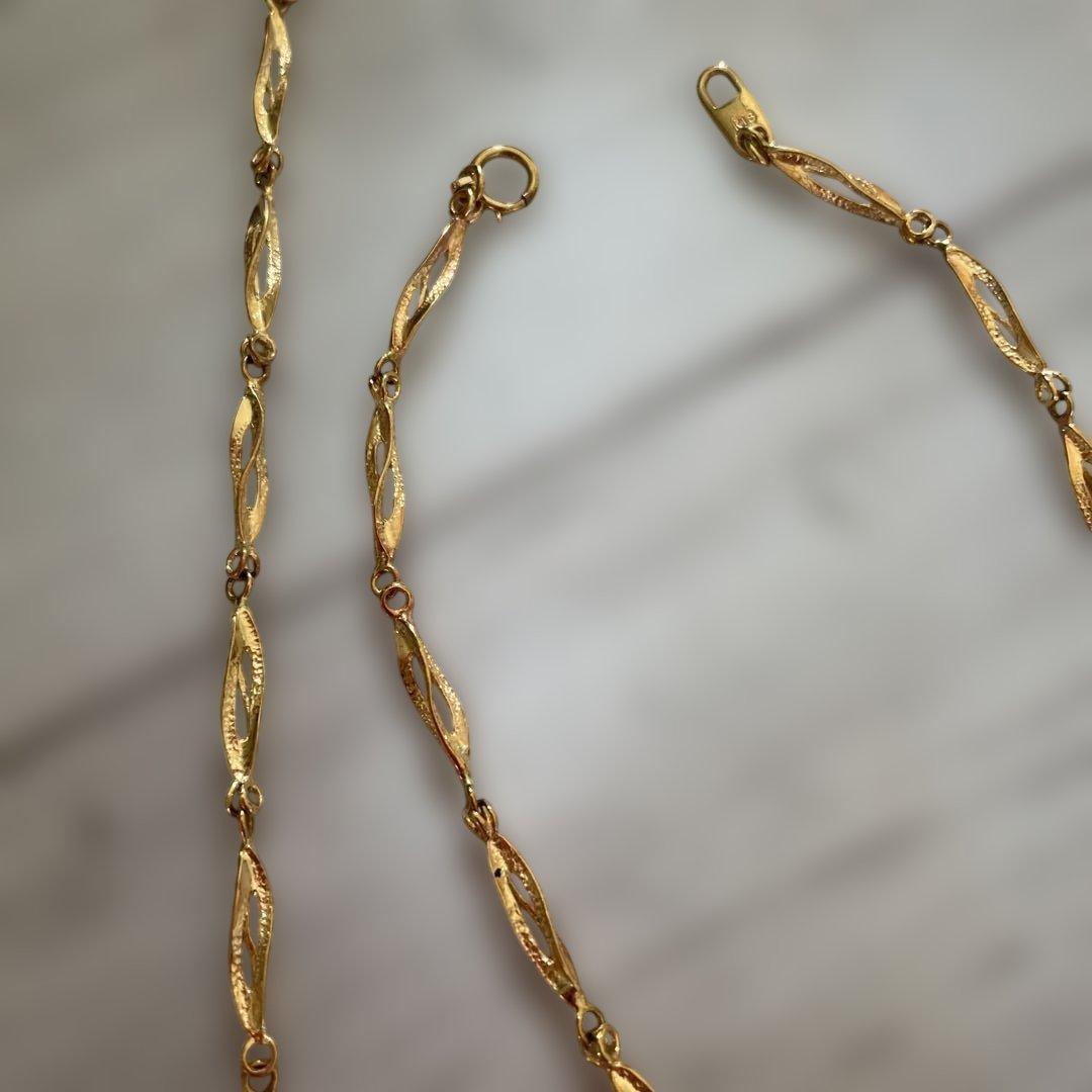 18Kツイストチェーン ブレスレット