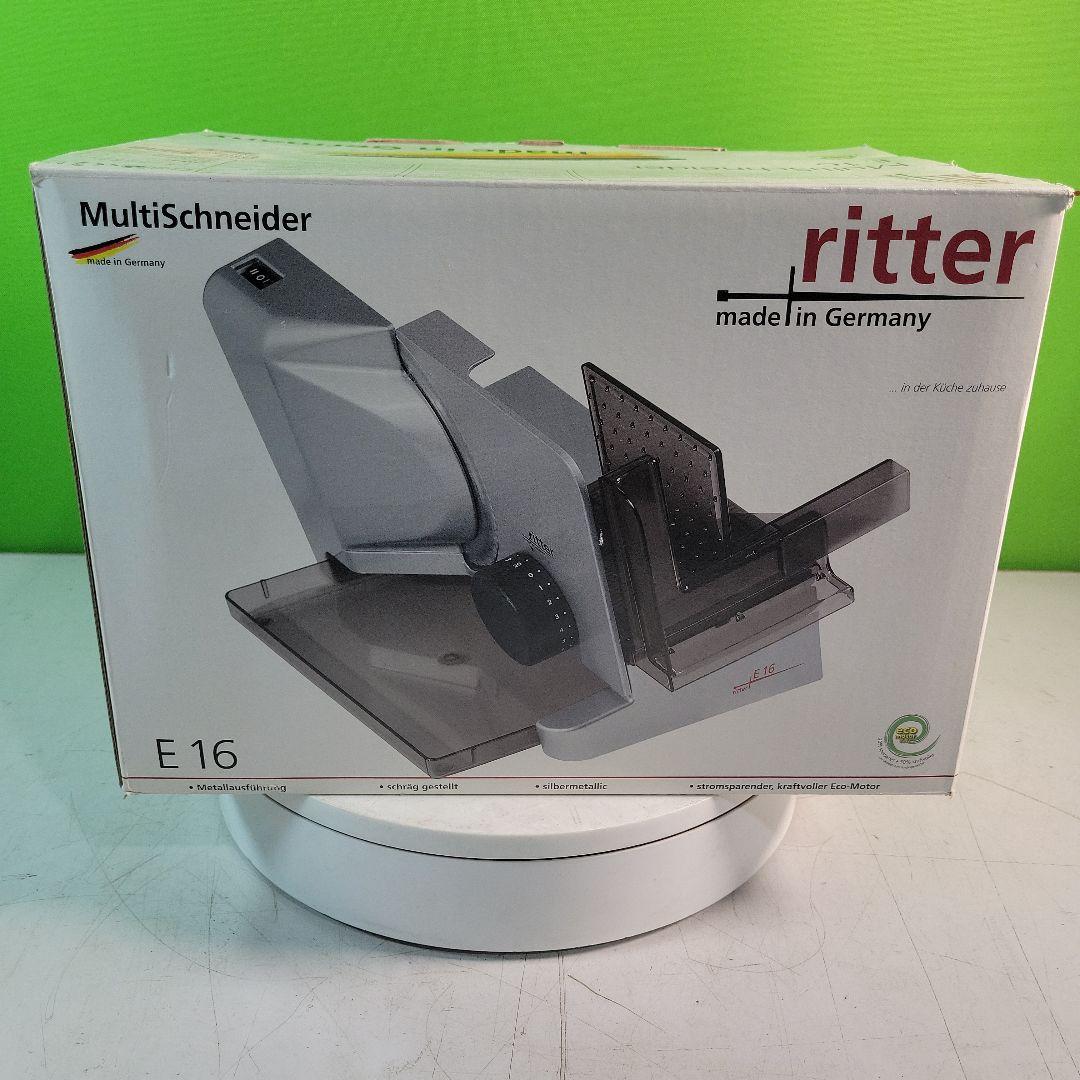 ドイツ製電動スライサーritter MultiSchneider E16未使用品