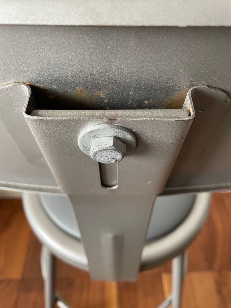 PFS スチールスツール 背もたれ取り外し可 インダストリアル チェア USA製