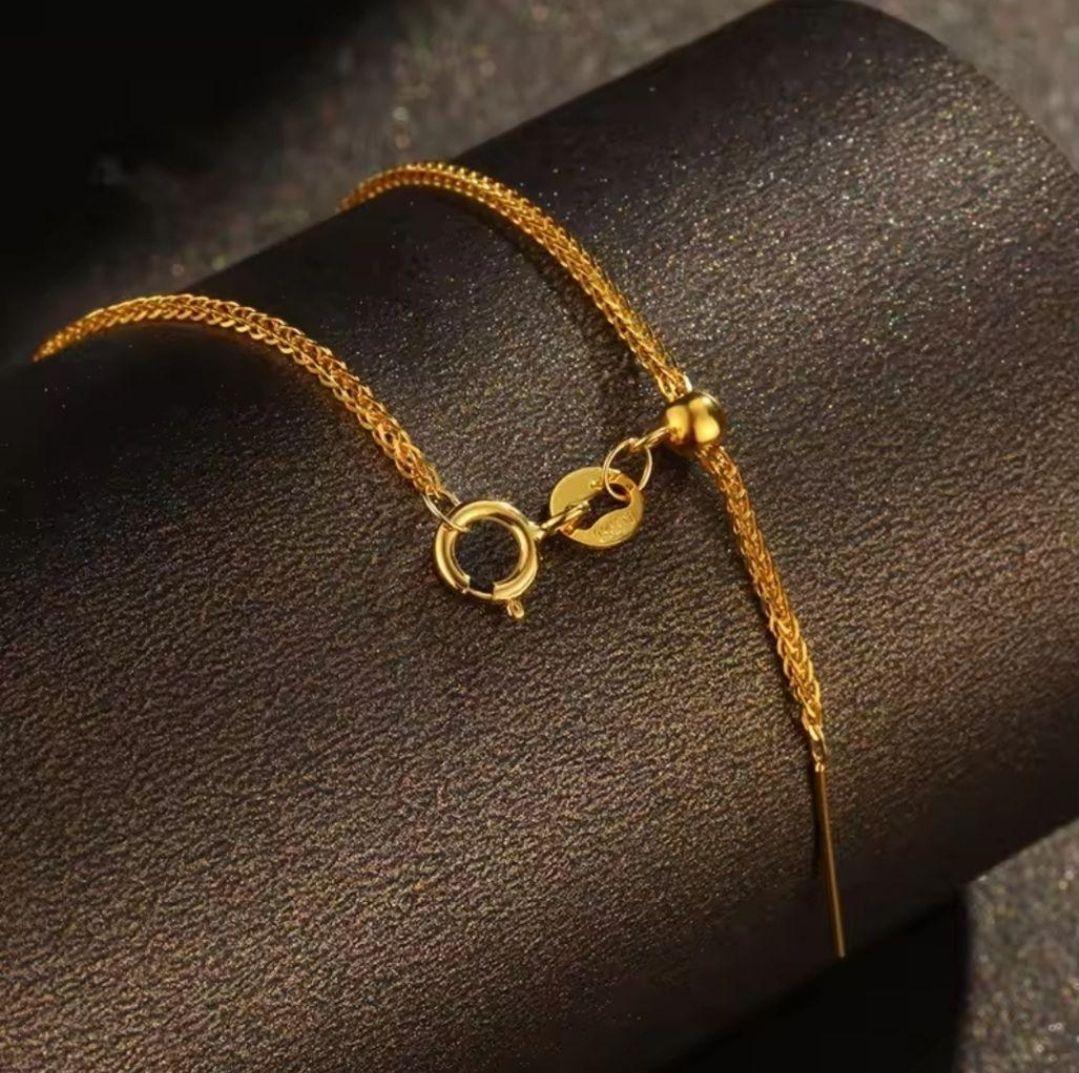 5*n様 18kスライドチェーンブレスレット au750