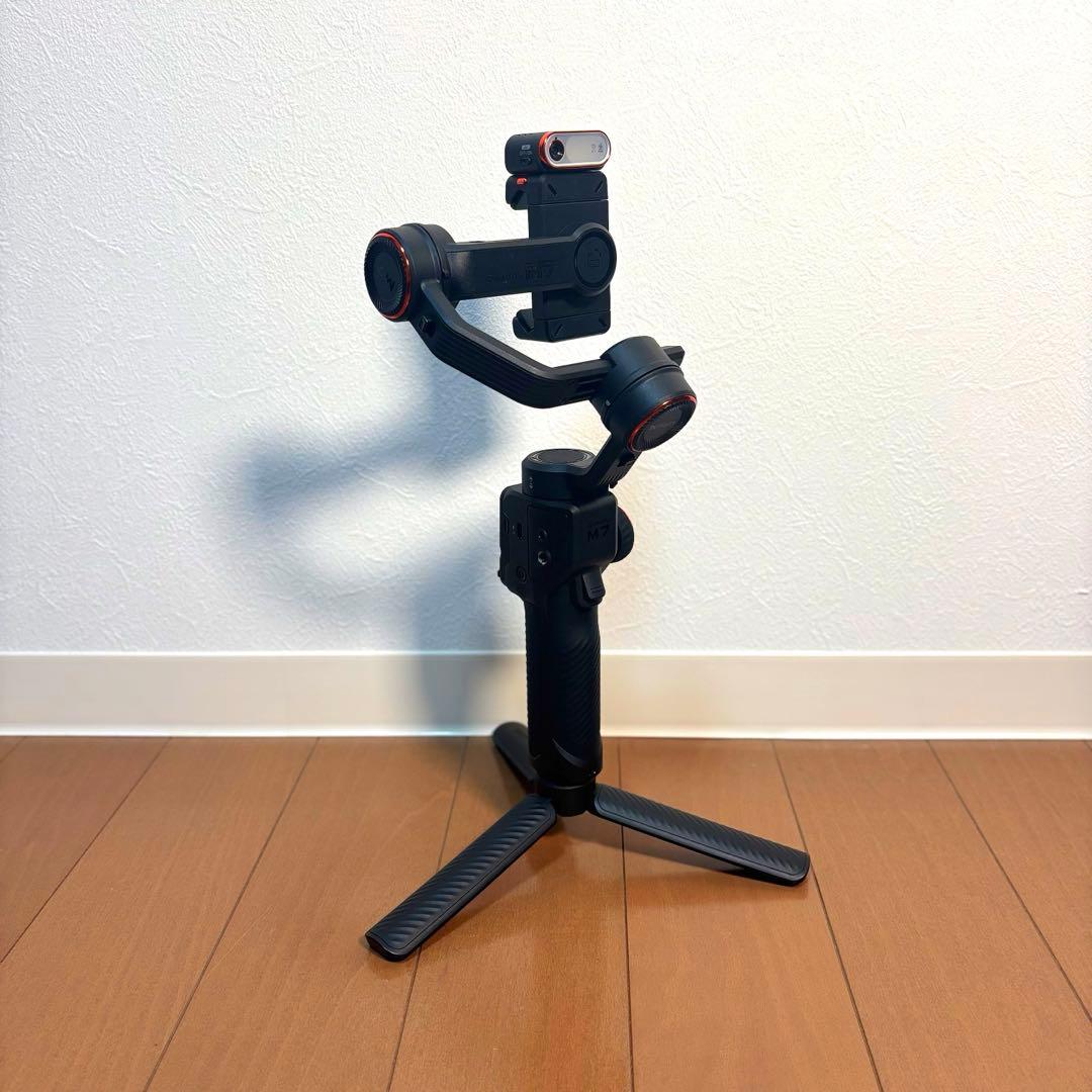 【超美品】Hohem iSteady M7 スマホジンバル AI追尾 リモコン付