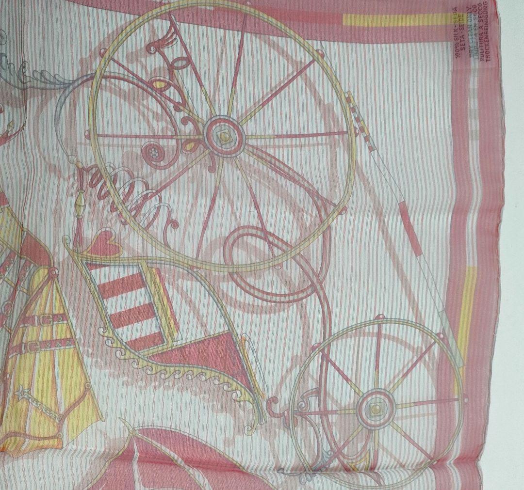 ANT20 エルメス 美品 カレ45 ミニカレ タグ付き 箱付き