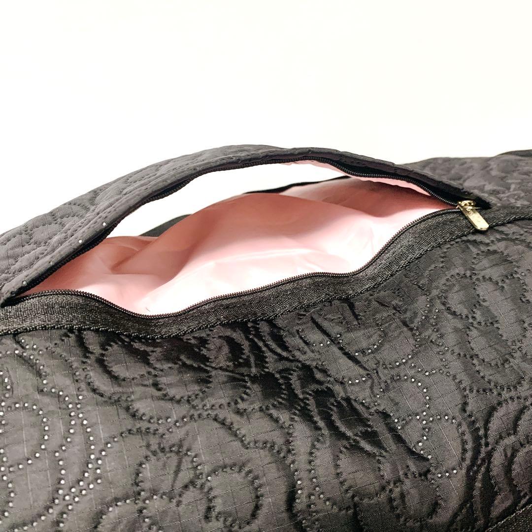 ✨新品タグ付 LeSportsac 2wayボストンバッグ ブラック LG