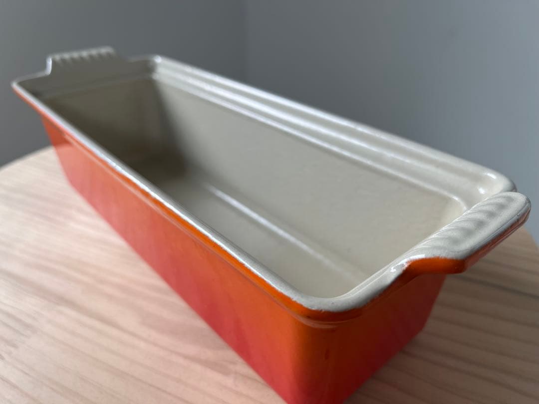 Le Creuset ル・クルーゼ テリーヌ皿　オレンジ 耐熱容器 28cm