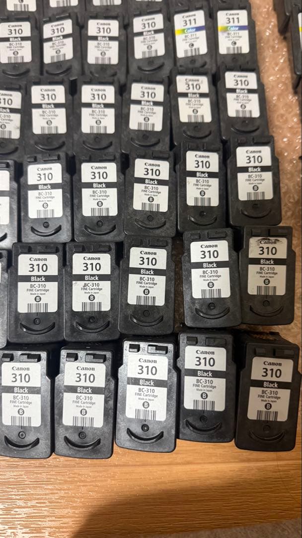 Canon 純正使用済みインクカートリッジ310,311 80個-6