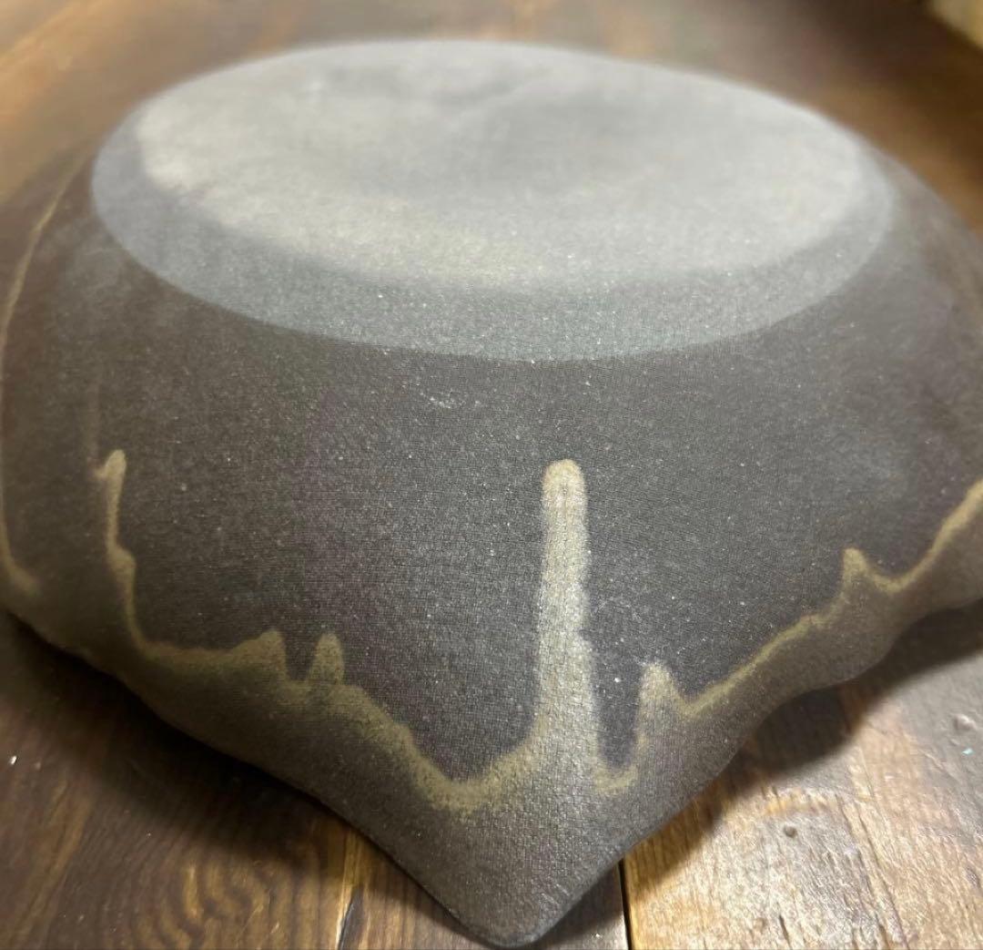 作家　陶芸作家　田中恒子　蓮の葉皿　黒土山帰来葉皿　２枚セット　TSUNE