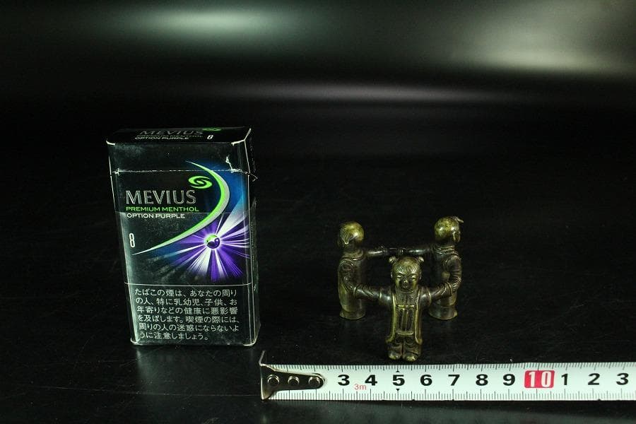 茶道具 唐物 三唐子 蓋置 時代物(K-A824)