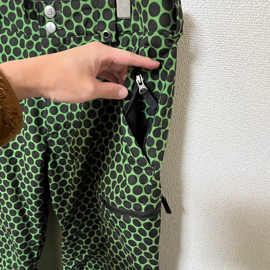 【超美品】BURTON バートン　スノーボード　パンツ　ウェア　ドット柄　m
