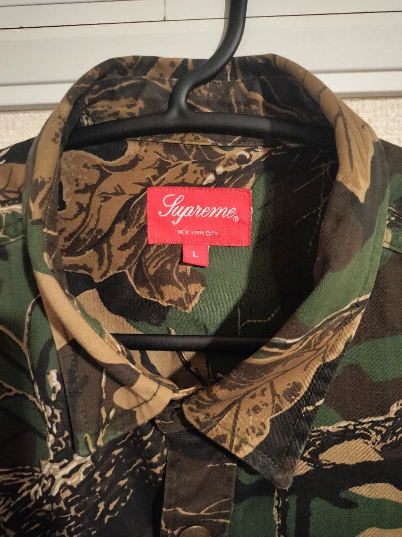 ☆値下げ特価☆Supreme Snap Work Shirt 22FW Lサイズ