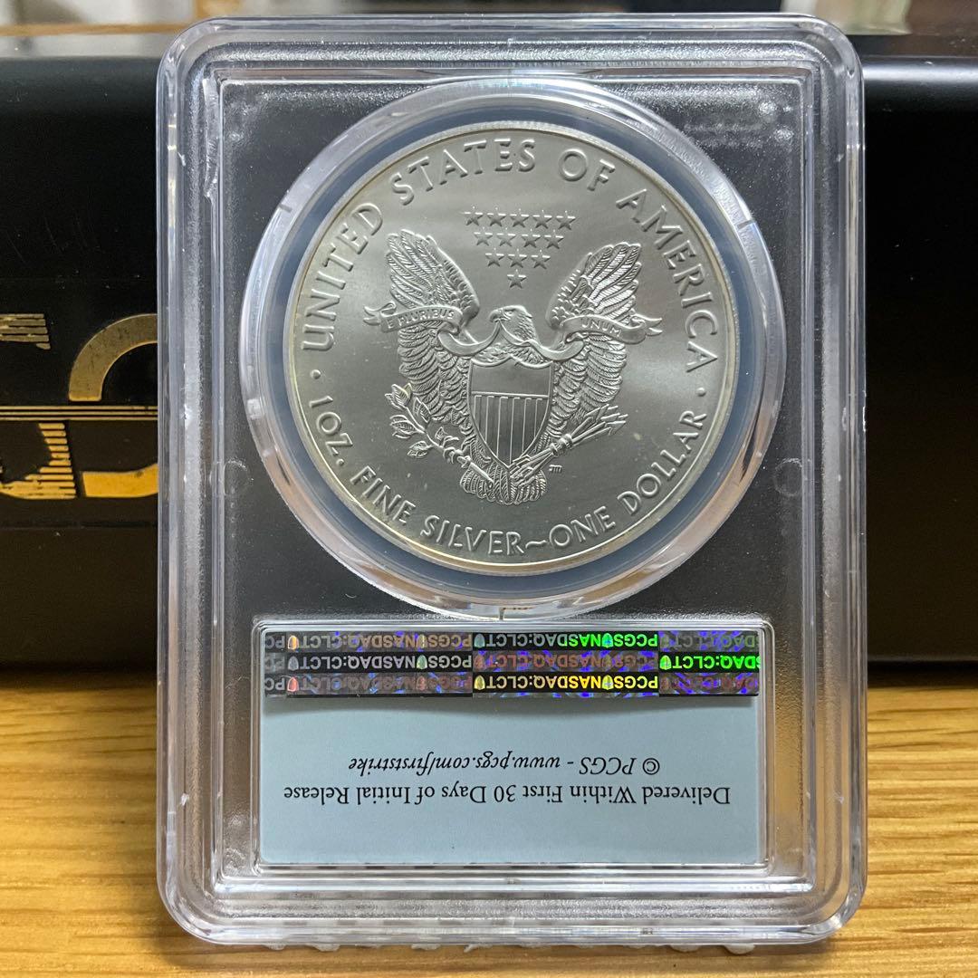 【新品】Silver Eagleイーグル銀貨2016 PCGS MS70 30年