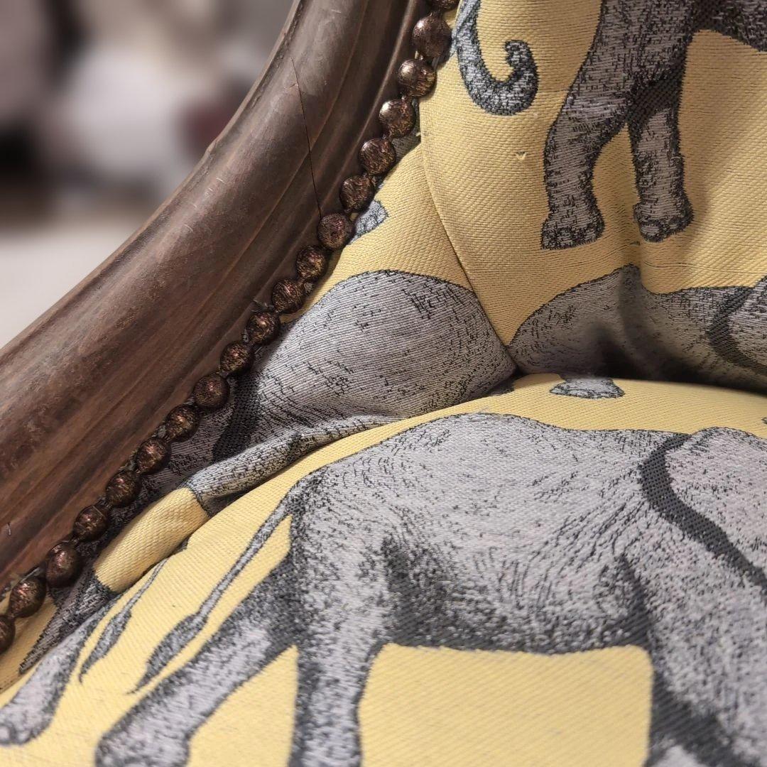 象柄 クラシックスタイル 椅子アンティーク