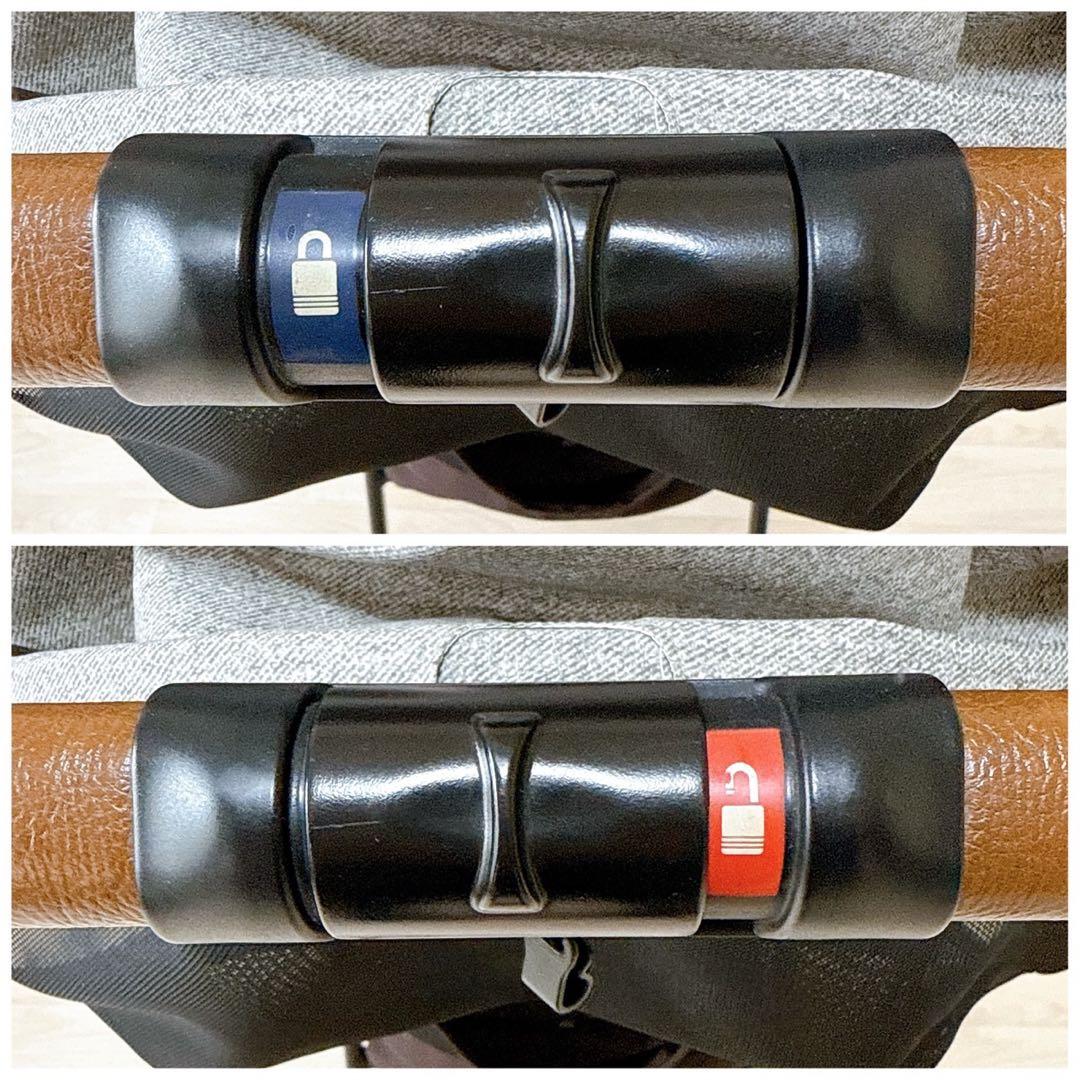 【美品】アップリカ マジカルエアー クッション　AC B型　背面　四輪　メッシュ