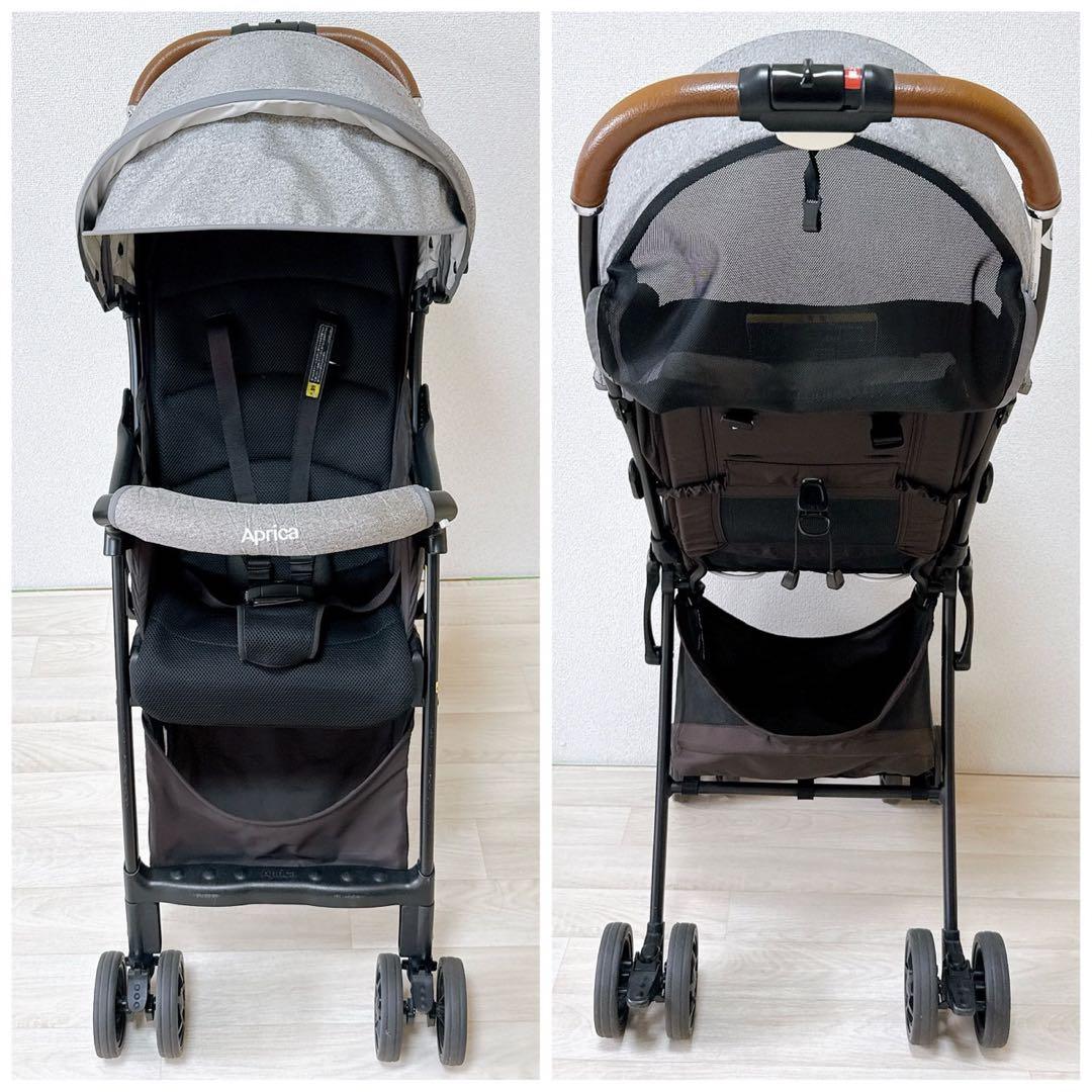 【美品】アップリカ マジカルエアー クッション　AC B型　背面　四輪　メッシュ