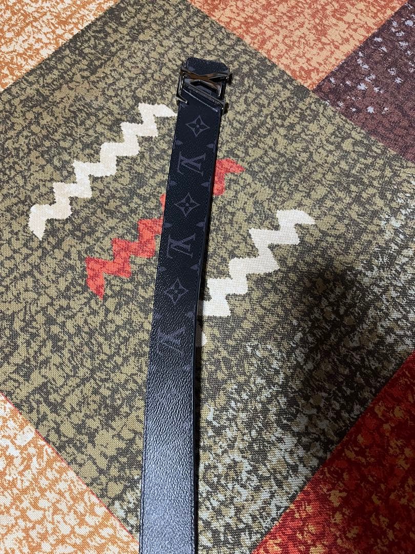 Louis Vuitton ブラック モノグラム ベルト
