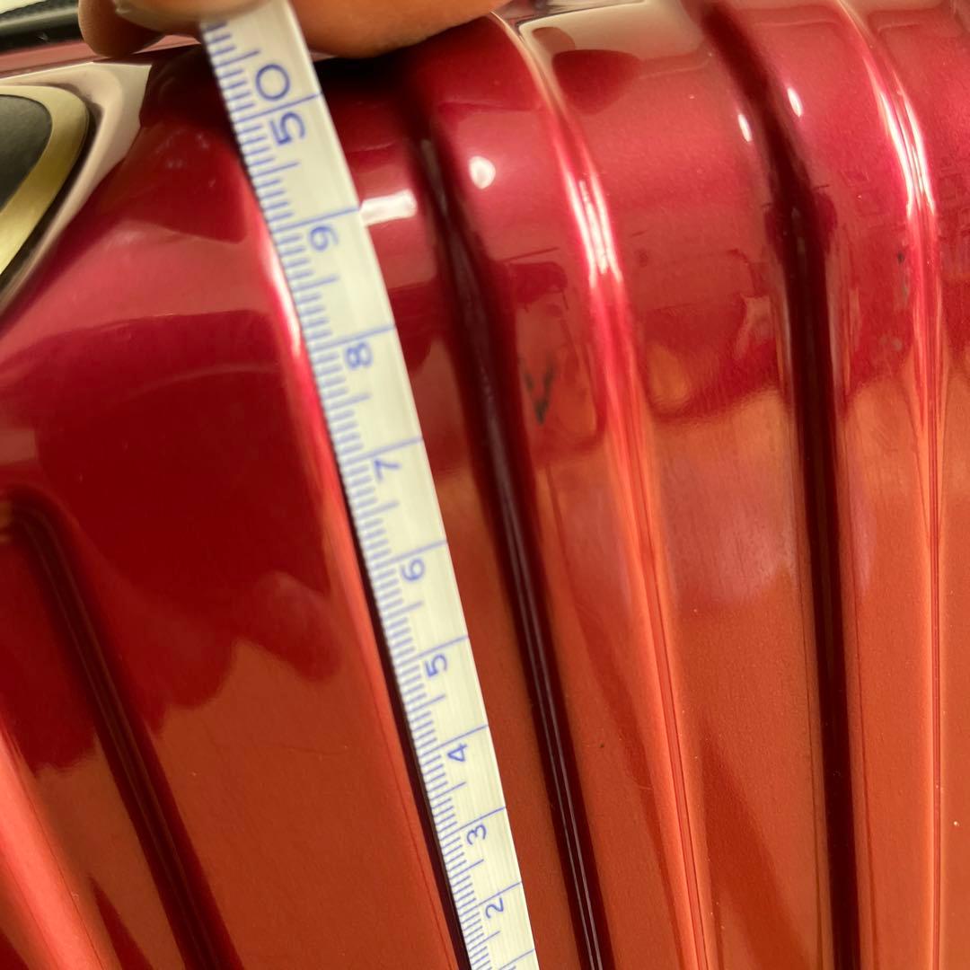 wise:ly（ワイズリー）のキャリーケース 赤 4輪 機内持ち込み可