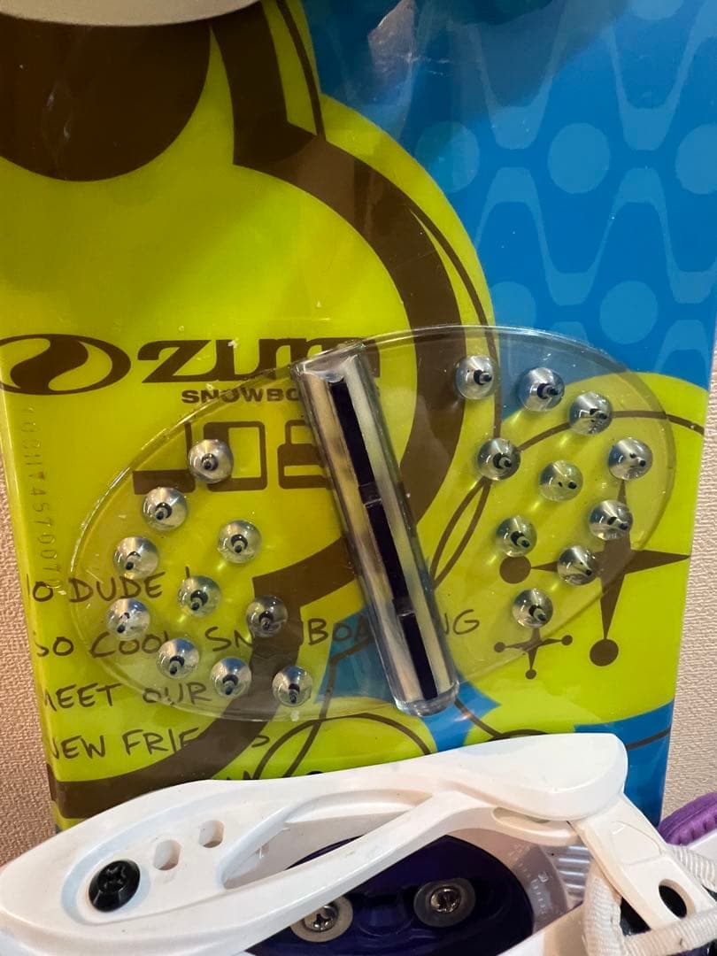 Zuma スノーボード 108 バインディング付き　キッズ　子供用　２点セット