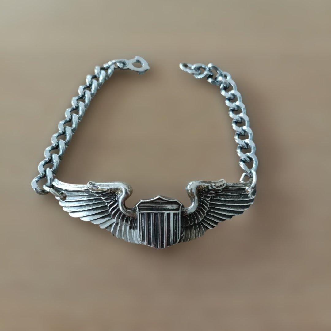 ww2期 パイロットウィングバッチ　ブレスレット