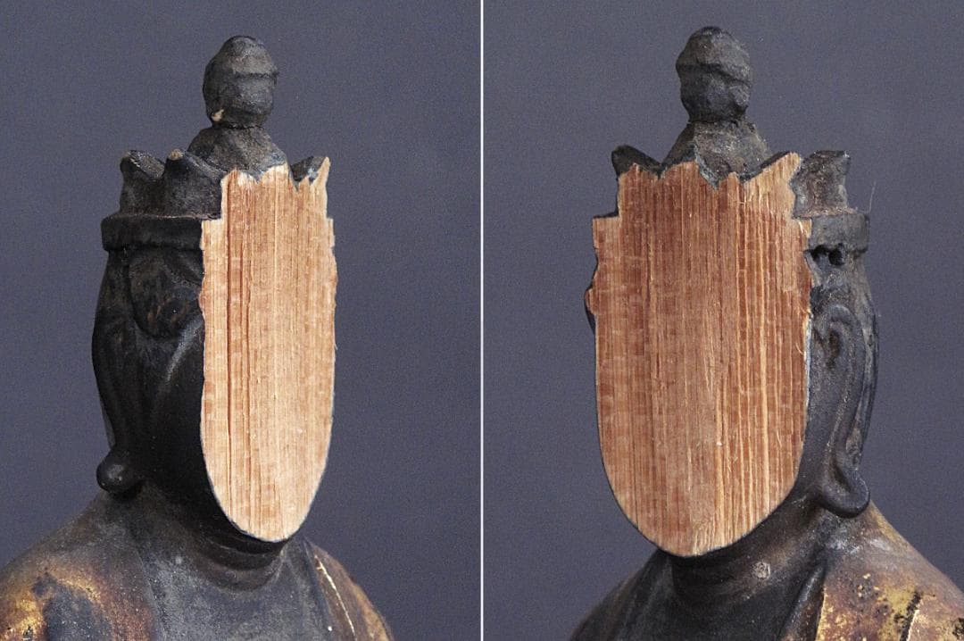 古の仏‼『菩薩立像残欠』木造　高20㎝