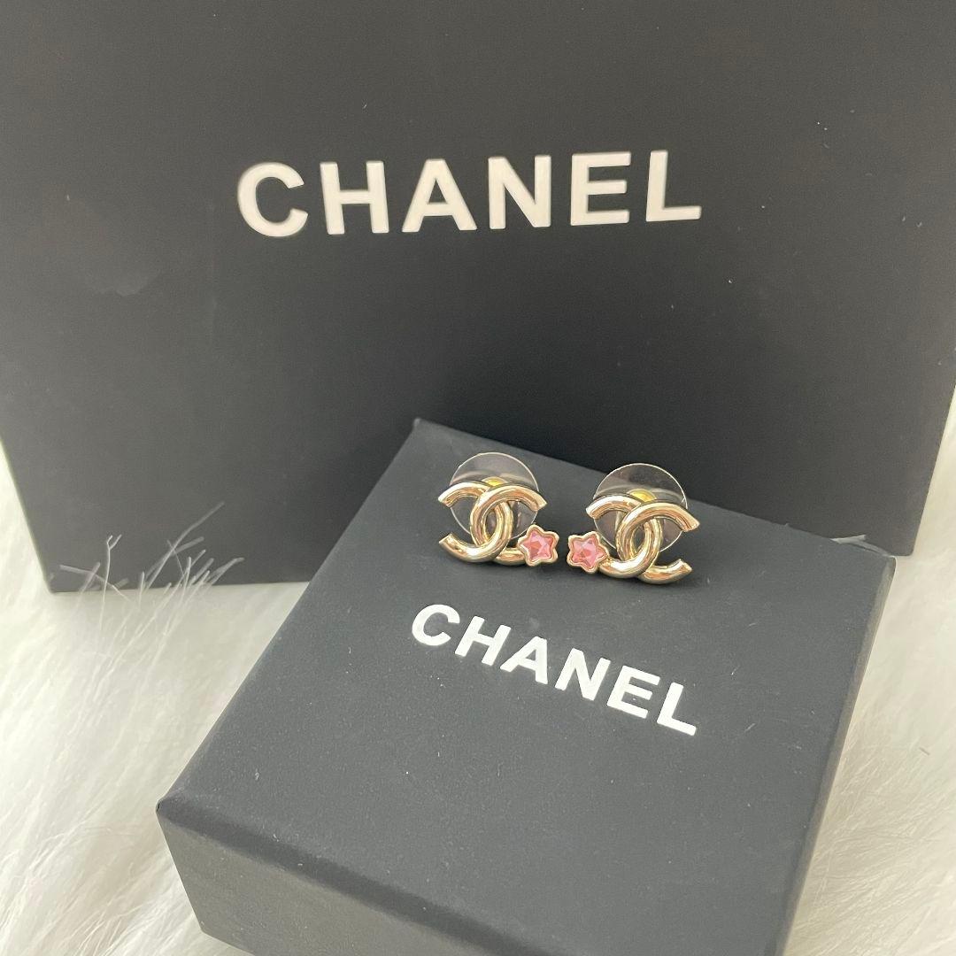 CC ピアス ♡ ゴールド