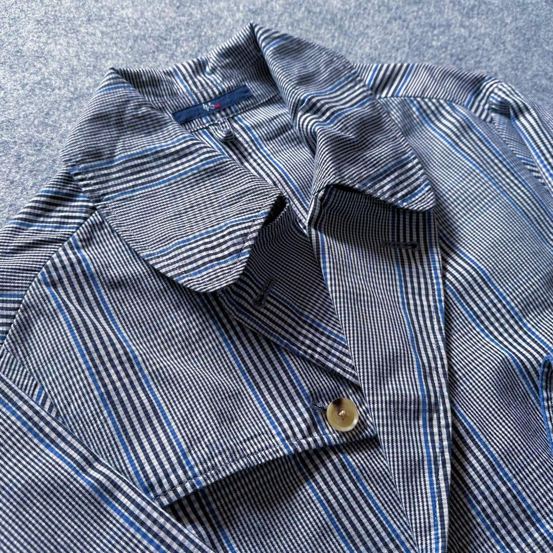 45R【格子柄×希少カラー／ハート刺繍】セミロング•トレンチコート（ベルテッド）