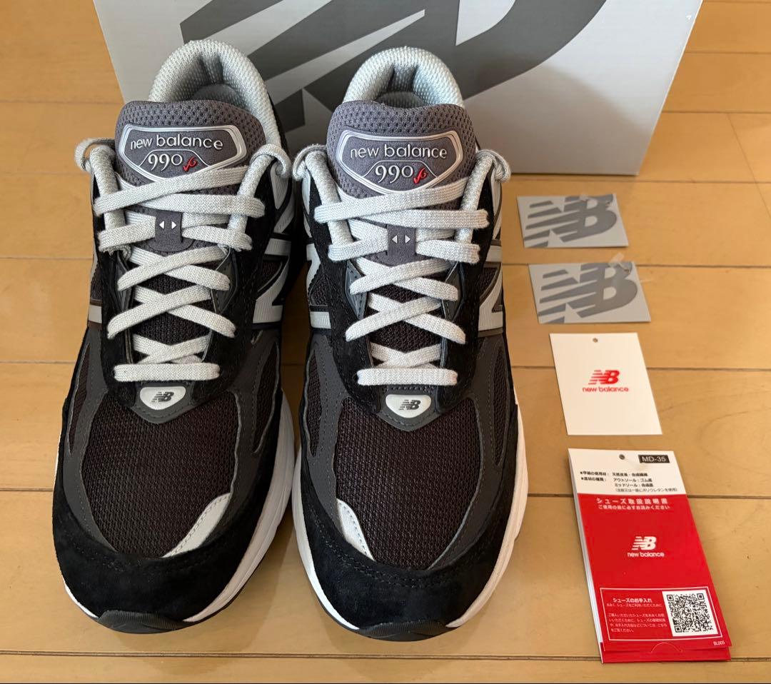ニューバランス　M990BK6 990v6 ブラック　27サイズ
