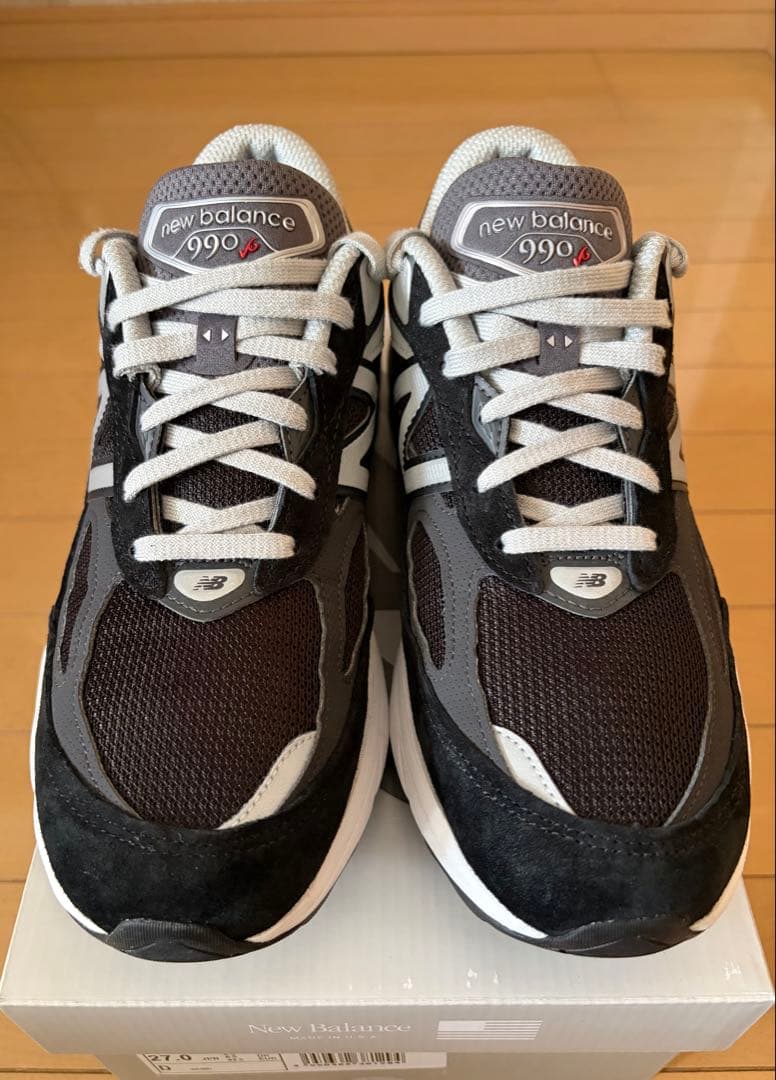 ニューバランス　M990BK6 990v6 ブラック　27サイズ