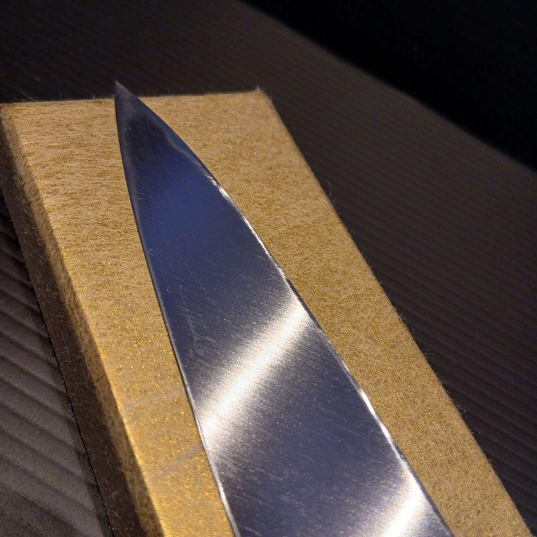 御右馬允義弘　柳刃包丁　天然砥石コッパ　セット品