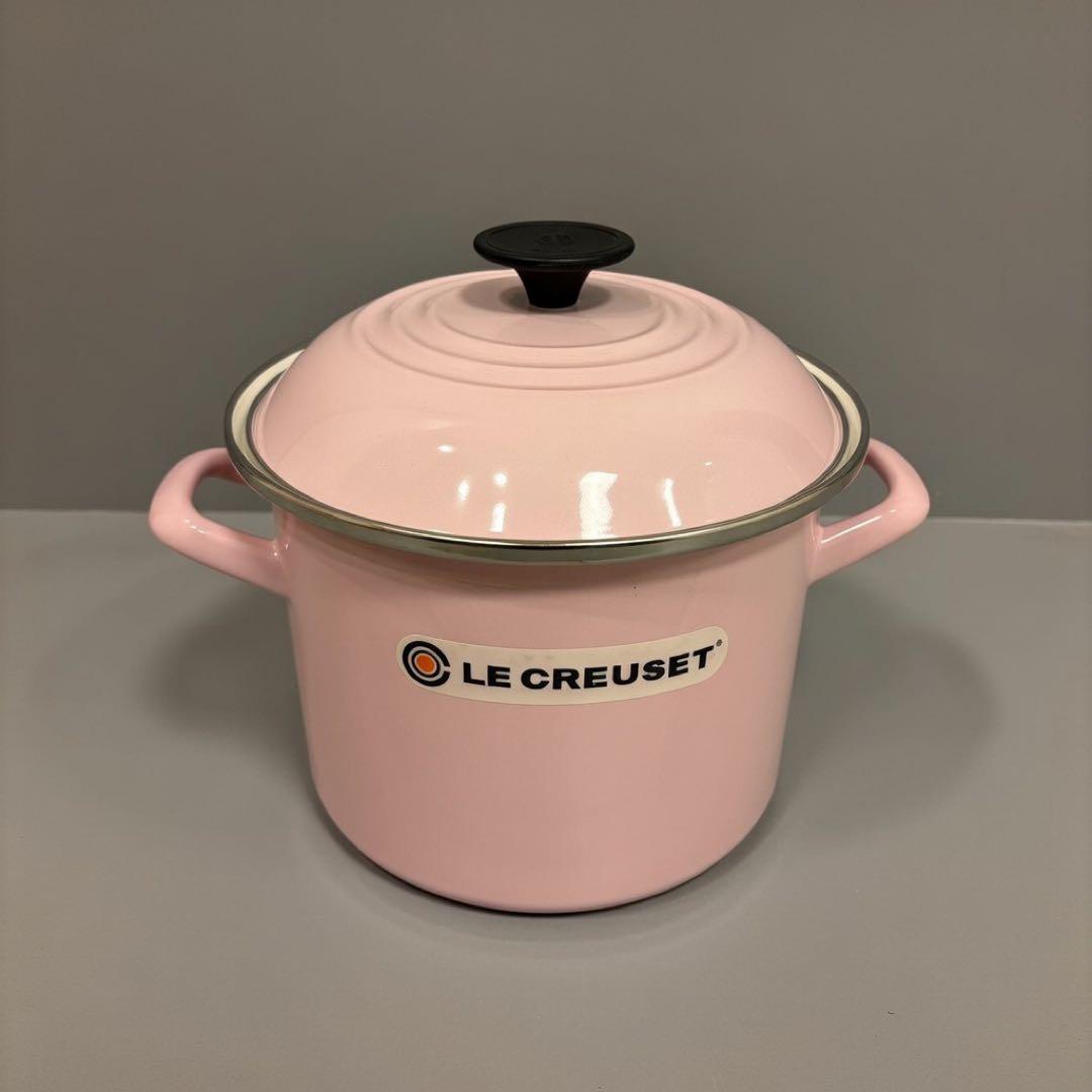 LE CREUSET ピンク 両手鍋
