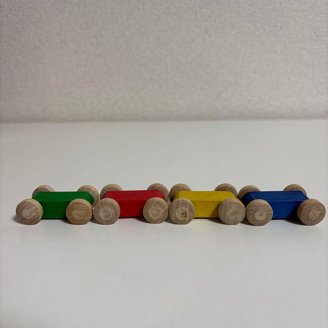 Beck ベック社　トレインカースロープ　クネクネバーン　大　木製おもちゃ　車