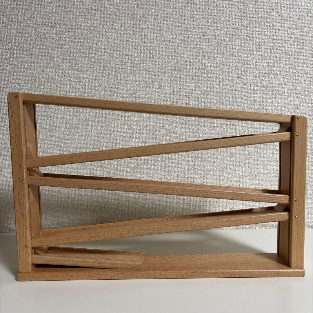 Beck ベック社　トレインカースロープ　クネクネバーン　大　木製おもちゃ　車