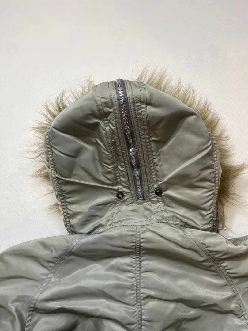 MA-1 AVIREX N-2B フライトジャケット グレー　USA製 M相当