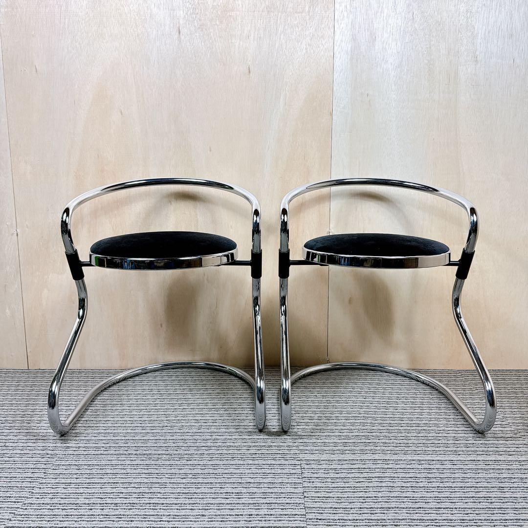 【希少】 光製作所 hikari カンティレバーチェア 二脚セット 【送料無料】