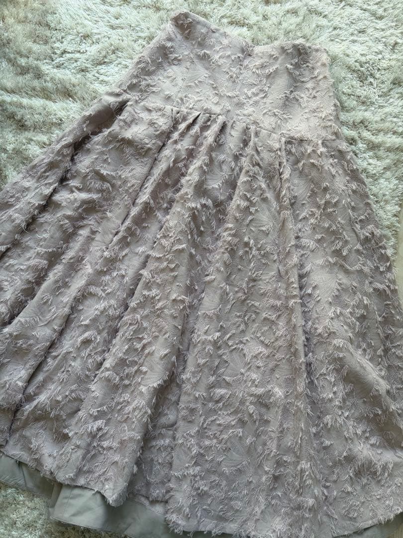 （新品未使用）Arpege story♡フラッフィーギャザーフレアスカート