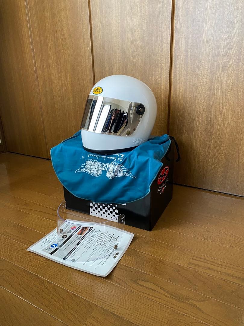 TT&CO.スター フルフェイスヘルメット ホワイト