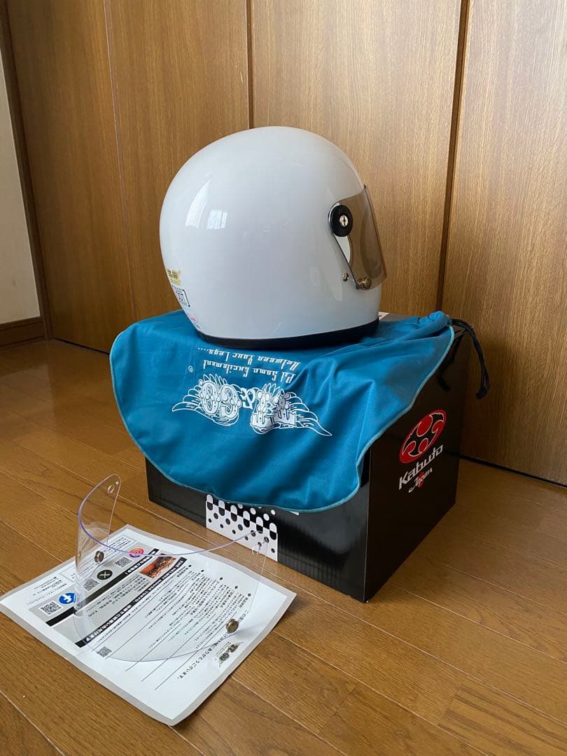 TT&CO.スター フルフェイスヘルメット ホワイト